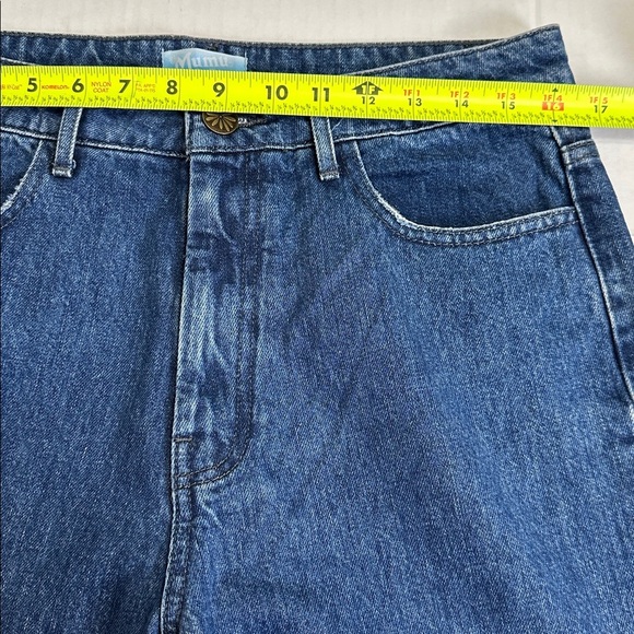 Show Me Your MuMu Brooklyn High Waist Sapphire Wash Womens Size 30 Distressed - Picture 8 of 13